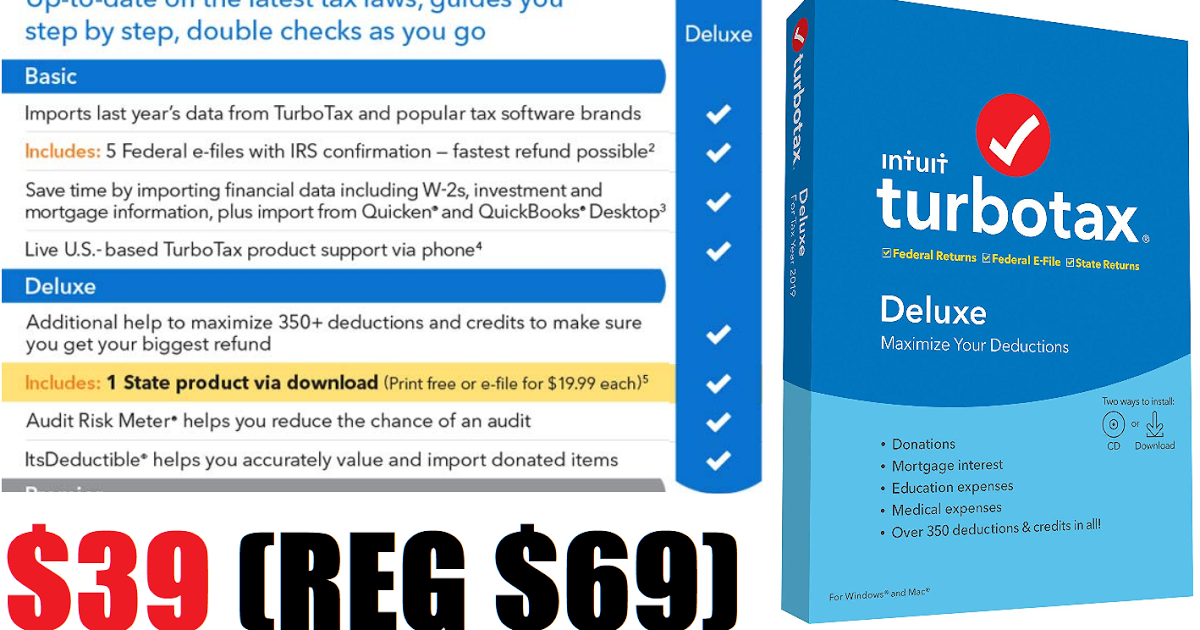 Turbotax deluxe for mac